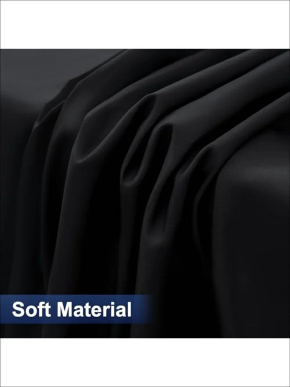 2 Pack Fitted Tablecloth 6ft Washable Polyester Waterproof Table Cover